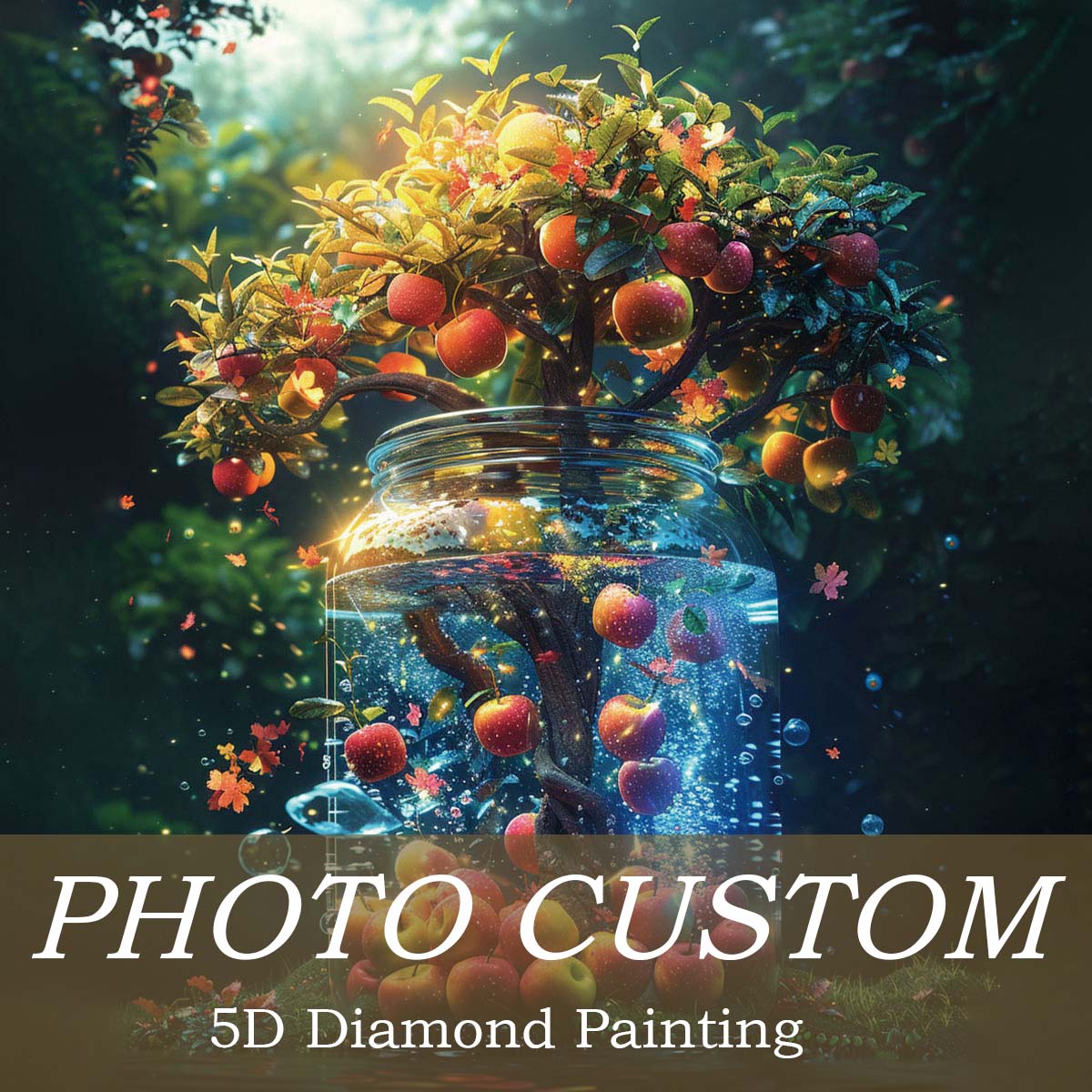 Resin Art Home Decor - Custom Photo Diamond Painting, DIY Full