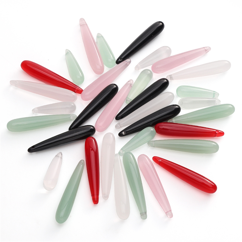 Resin Art Bracelet - 5pcs Beads Resin Teardrop Shape Loose