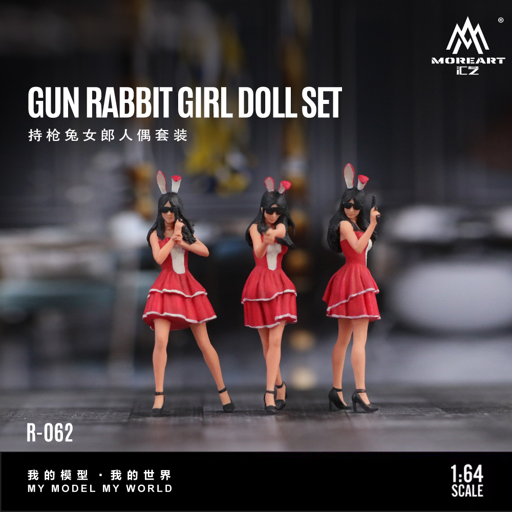 Resin Art Decor - More Art 1:64 The Bunny Girl