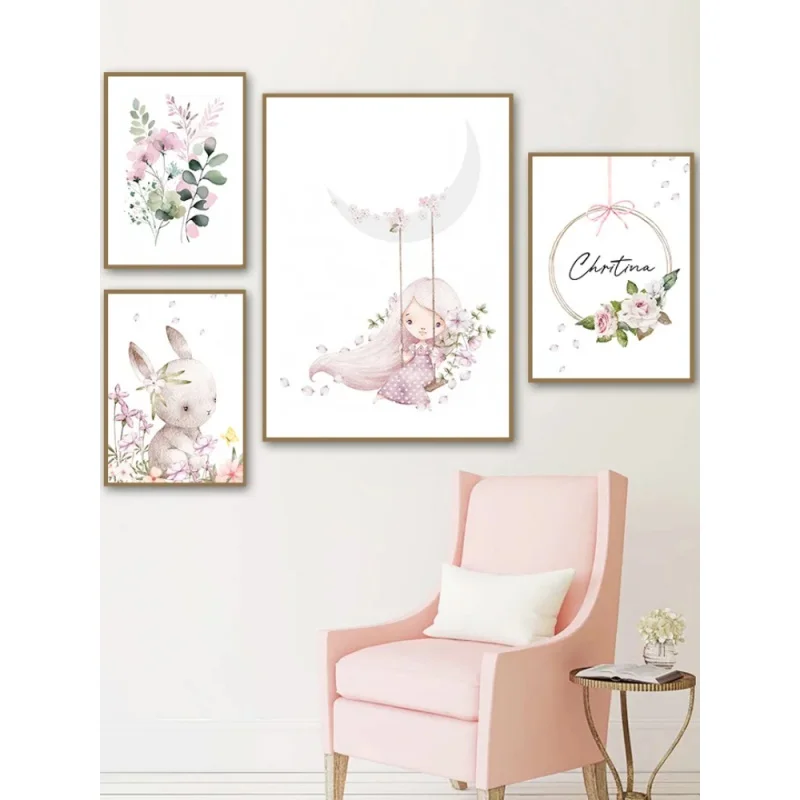 Nordic Cartoon Aesthetics Wall - đánh giá và giá Resin Art On Wall