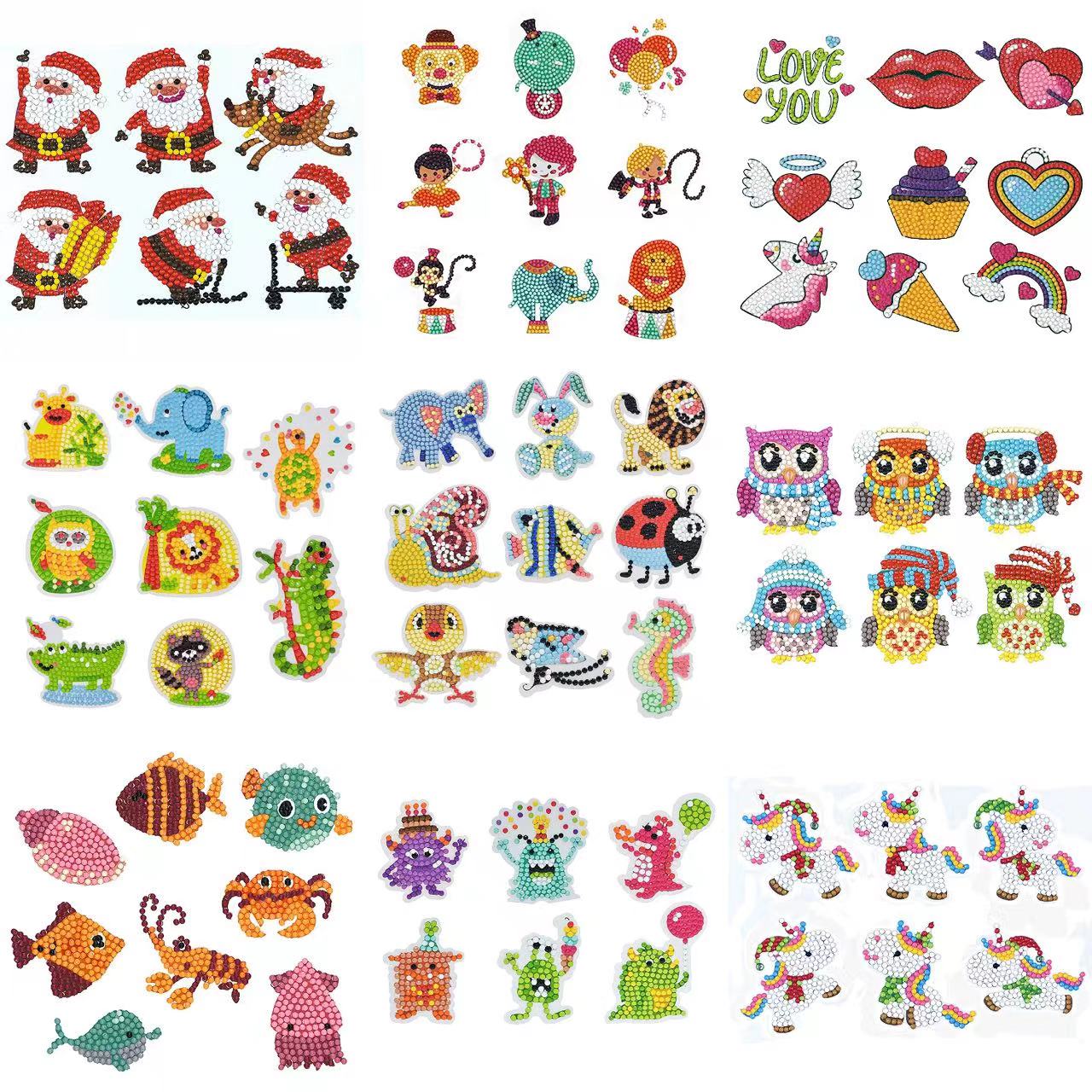 Diamond Painting Stickers 5D D - đánh giá và giá Resin Art For Kids