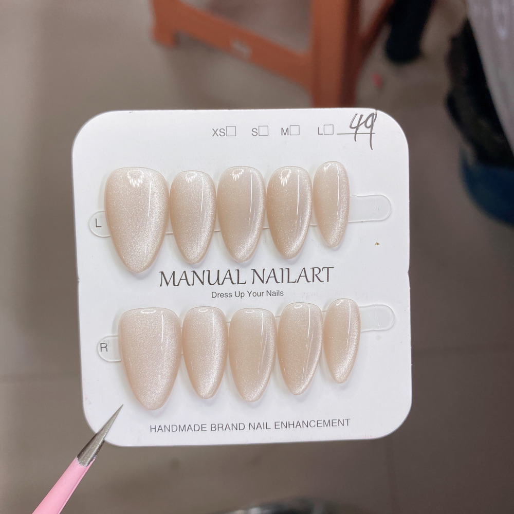 10pc French Almond Shape Cat's - đánh giá và giá Resin Art Sticker