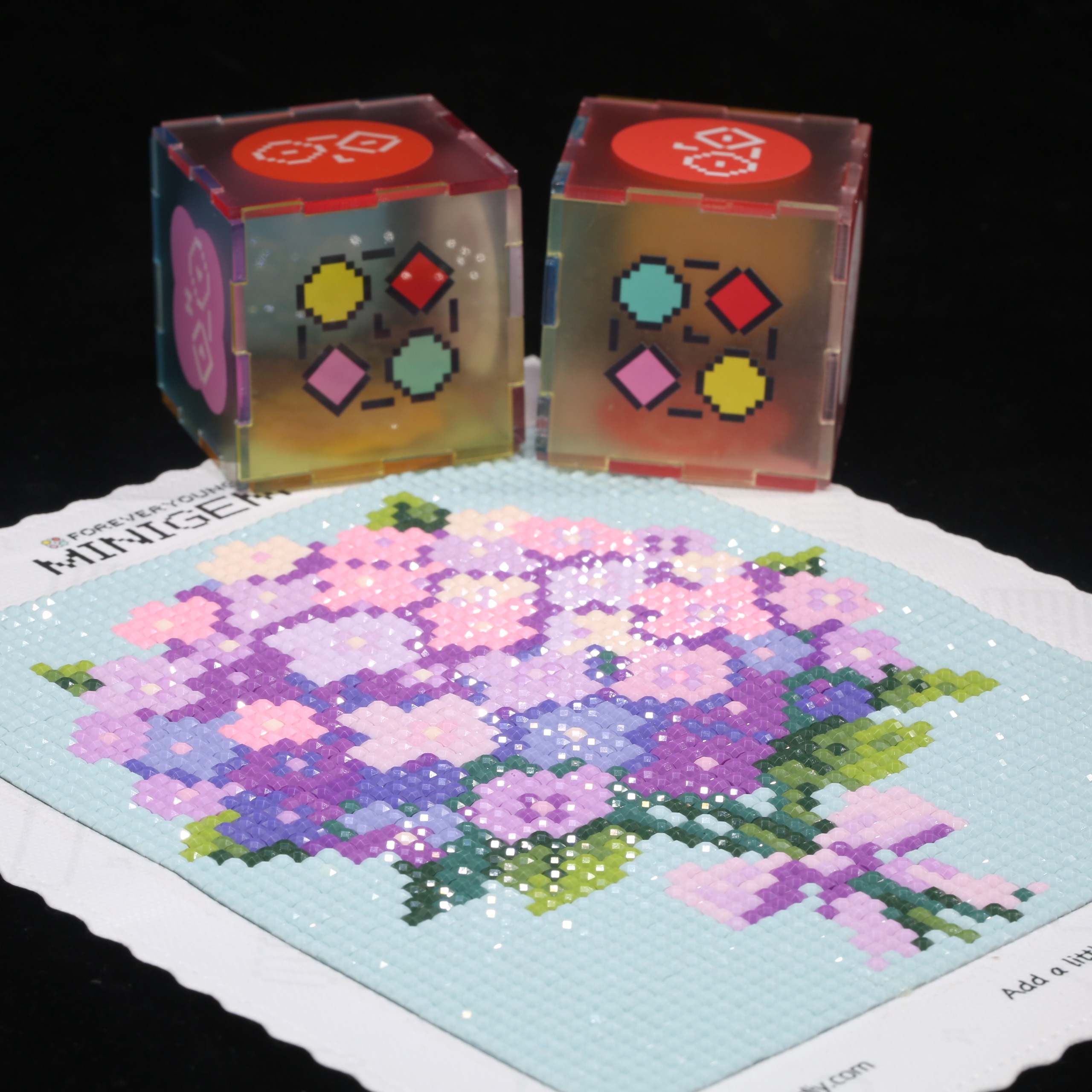 Minigem® Purple Hydrangea 5D D - đánh giá và giá Resin Art For Kids