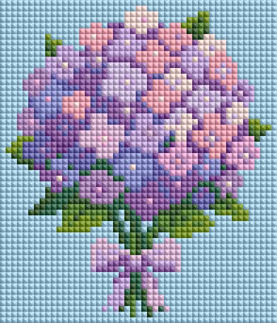 Minigem® Purple Hydrangea 5D D - đánh giá và giá Resin Art For Kids