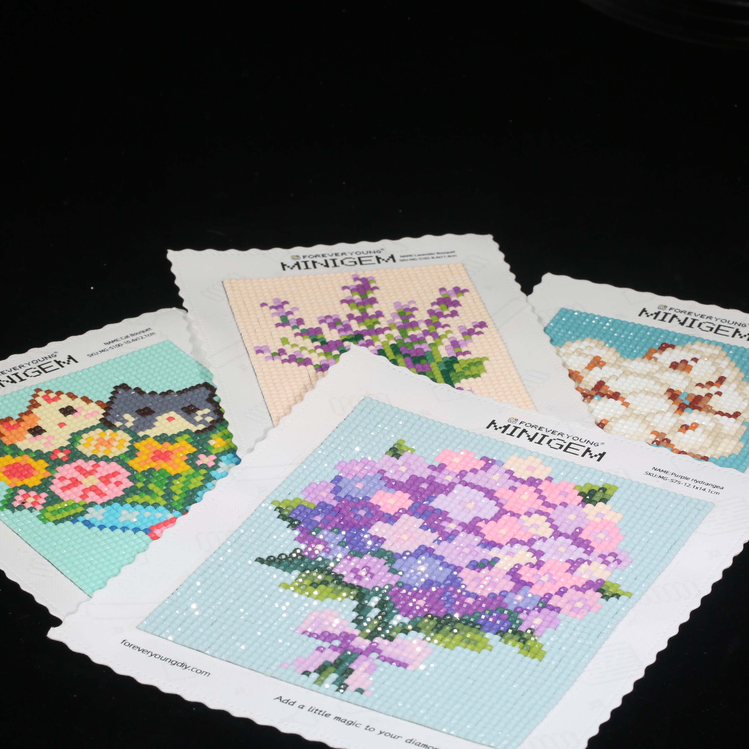 Minigem® Purple Hydrangea 5D D - đánh giá và giá Resin Art For Kids