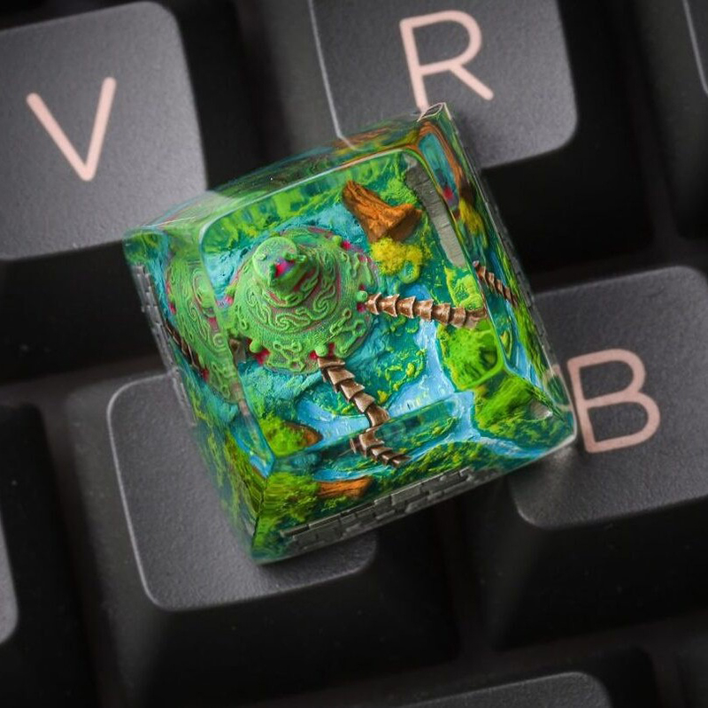 Organism Resin Keycap Creactiv - đánh giá và giá Resin Art Decor