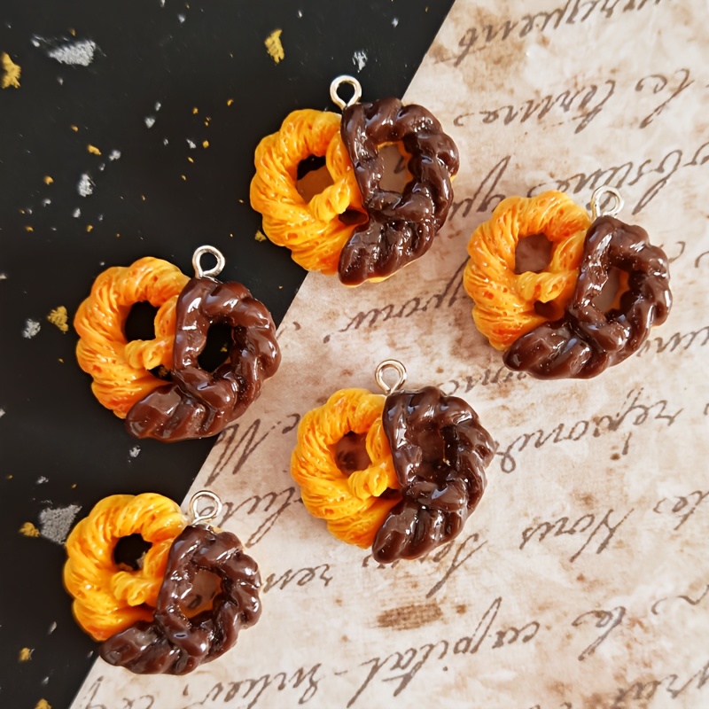 6Pcs Simulation Heart Chocolat - đánh giá và giá Resin Art Bracelet