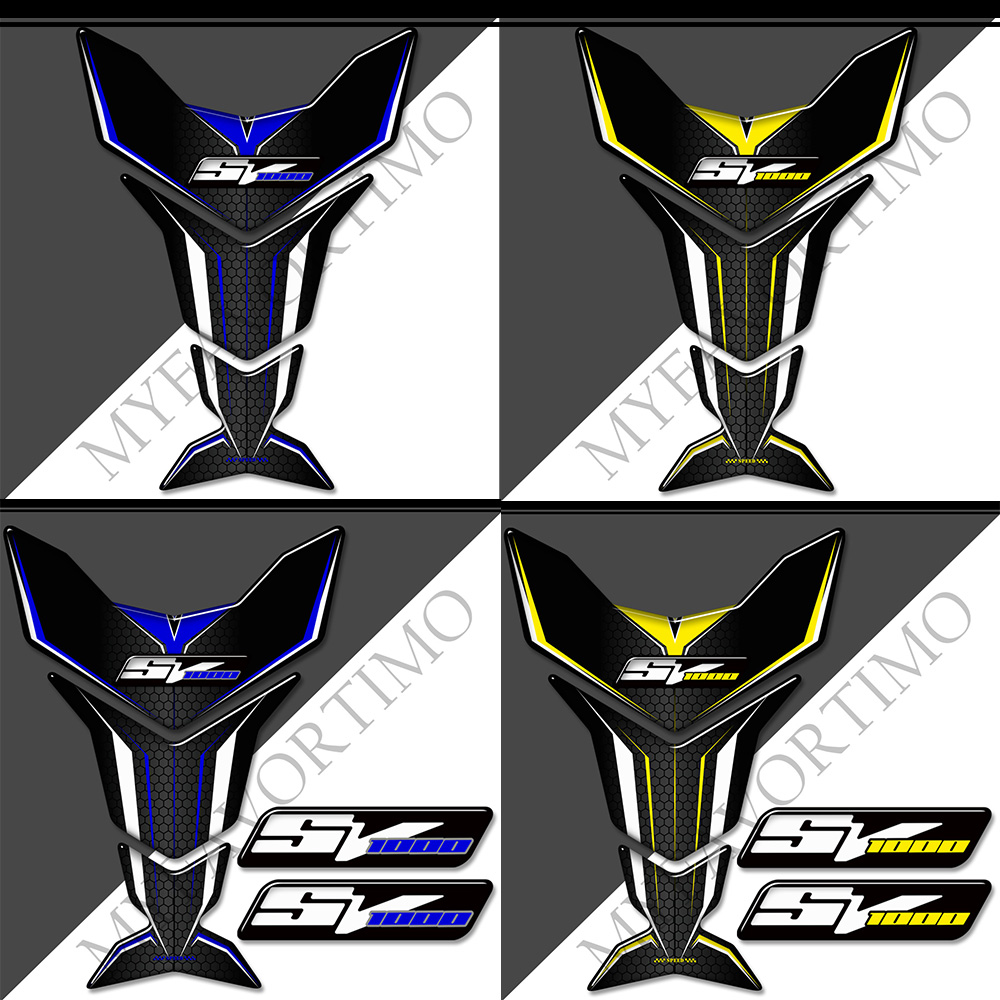 SV1000 Motorcycle Tank Pad Fue - đánh giá và giá Resin Art Sticker