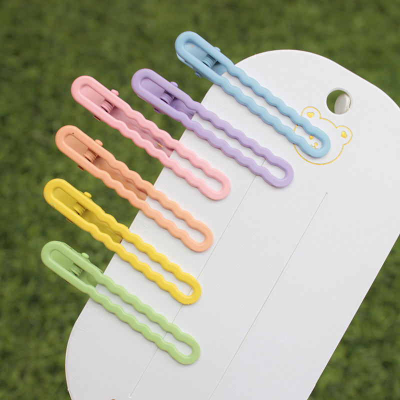 Colorful niche wave hair clip, - đánh giá và giá Resin Art For Kids