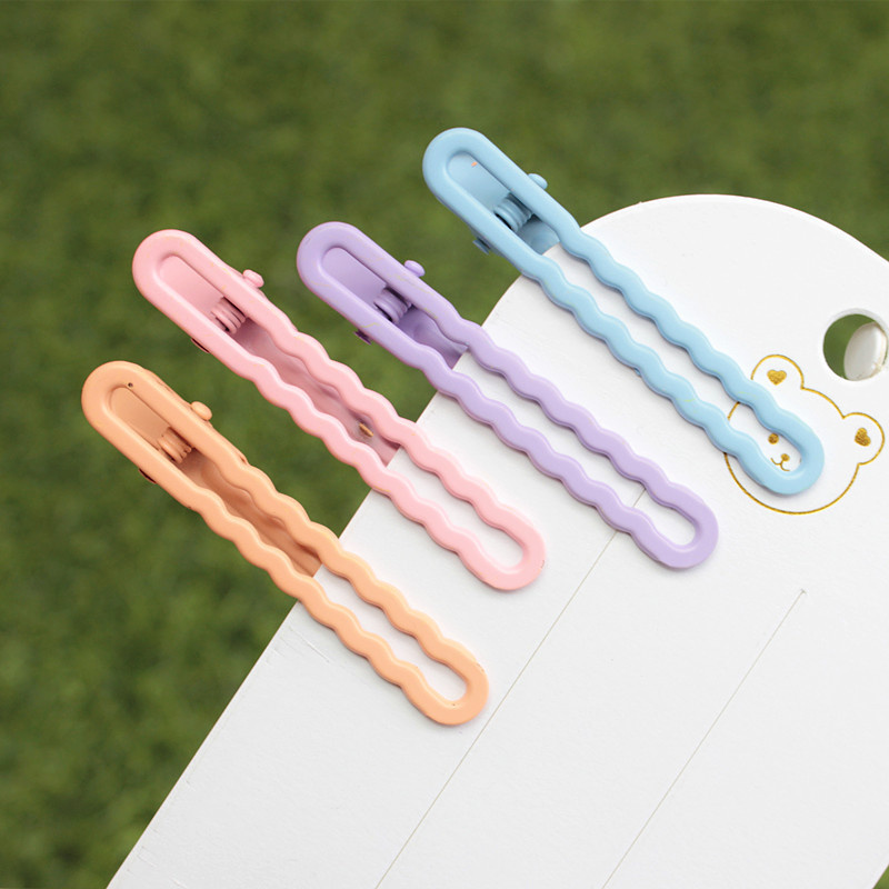 Colorful niche wave hair clip, - đánh giá và giá Resin Art For Kids