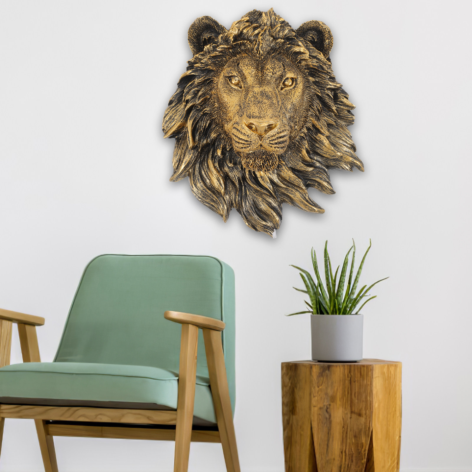 Imitation Lion Wall Decor Resi - đánh giá và giá Resin Art Sticker