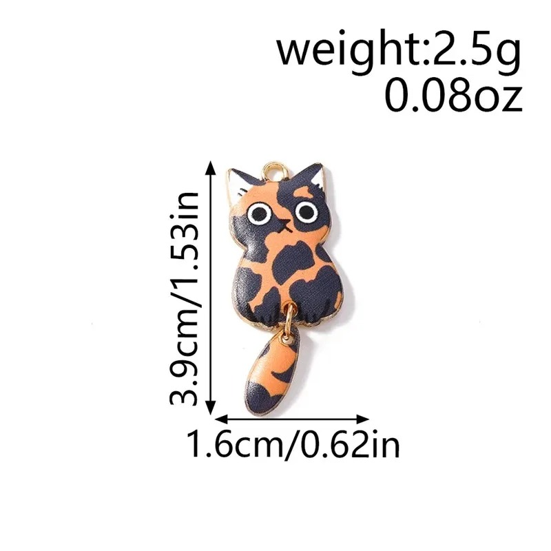 10Pcs 16×39mm Cute Cartoon Cat - đánh giá và giá Resin Art And Craft