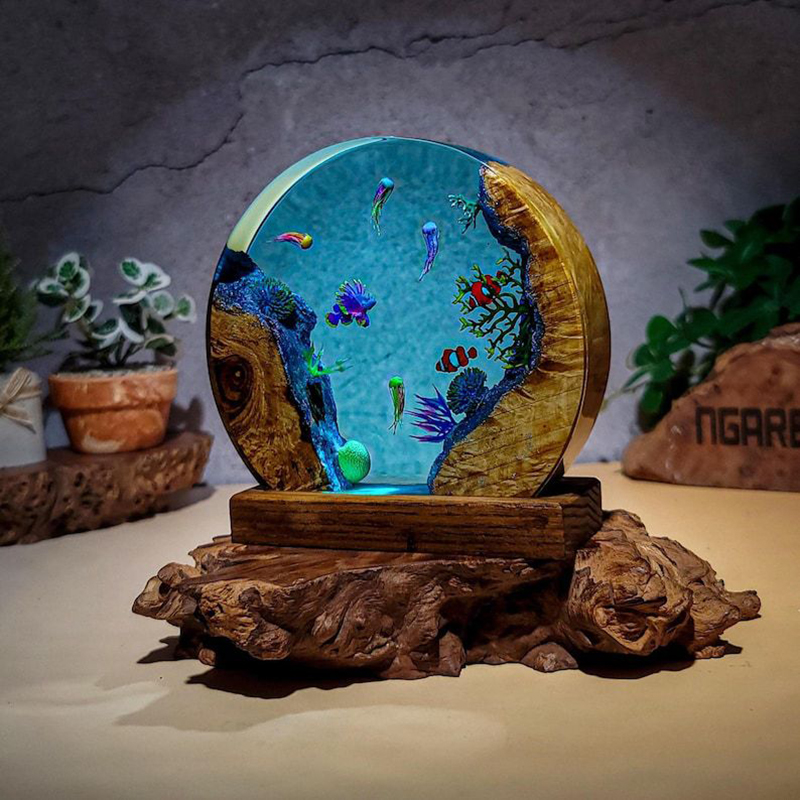 Ocean Aquarium Organism Resin  - đánh giá và giá Resin Art Decor