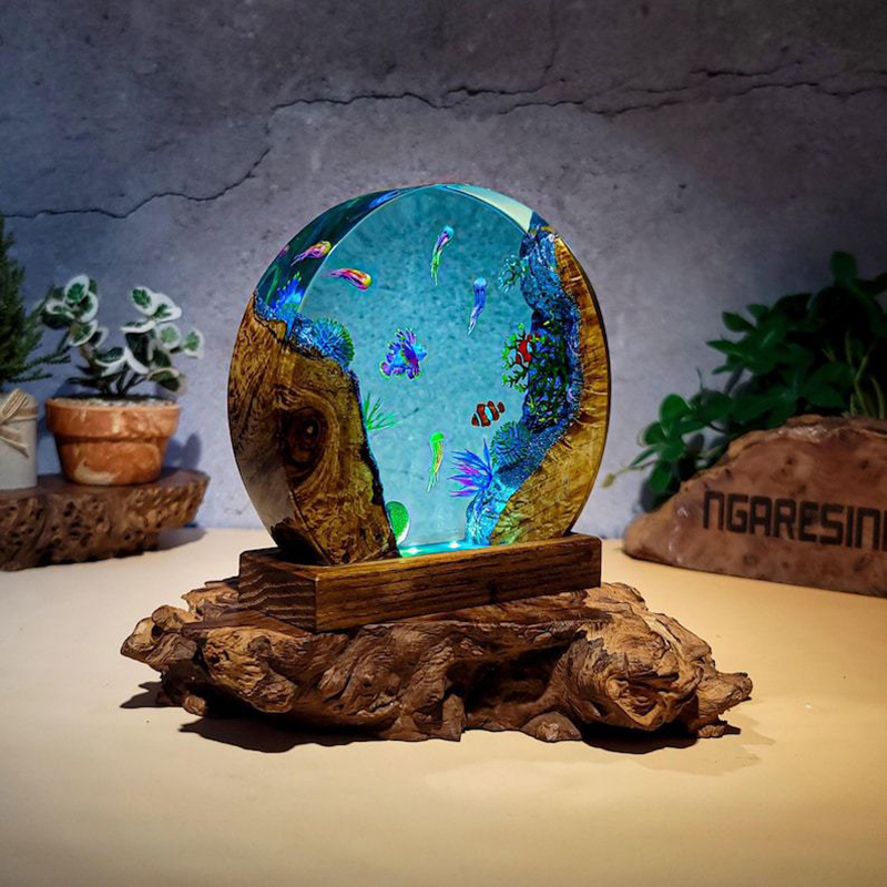 Ocean Aquarium Organism Resin  - đánh giá và giá Resin Art Decor