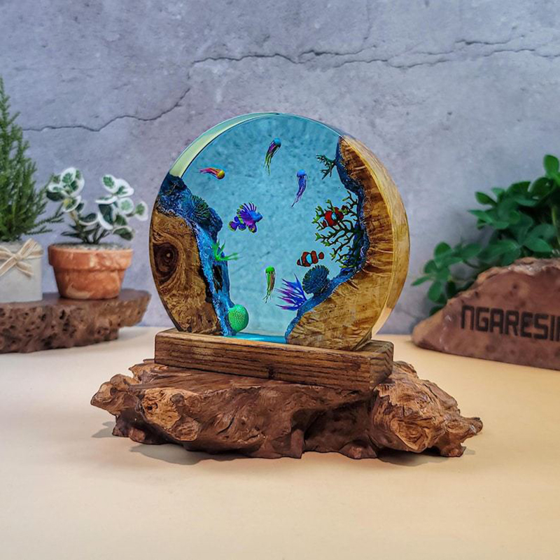 Ocean Aquarium Organism Resin  - đánh giá và giá Resin Art Decor