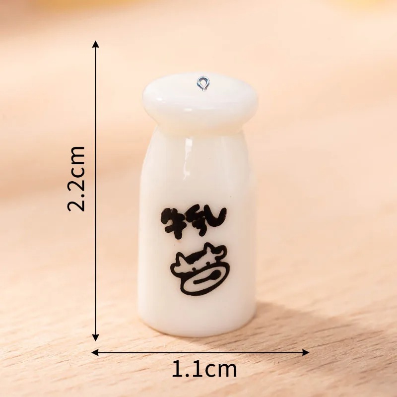 10Pcs Mini Milk Bottle Resin C - đánh giá và giá Resin Art Bracelet