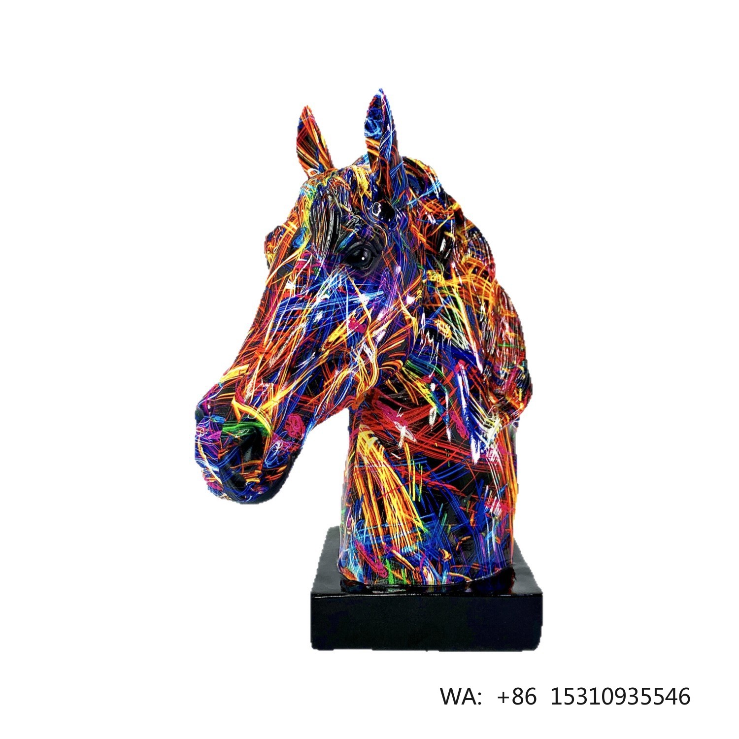 Creative Resin  Horse Head Orn - đánh giá và giá Resin Art Decor