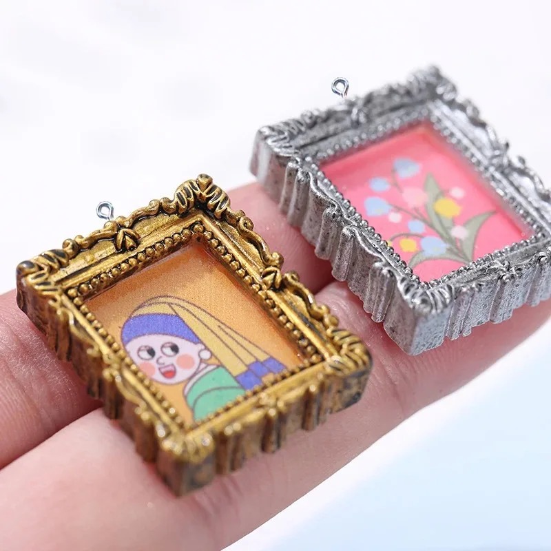 10Pcs Flatback Cabochon Vintag - đánh giá và giá Resin Art Bracelet