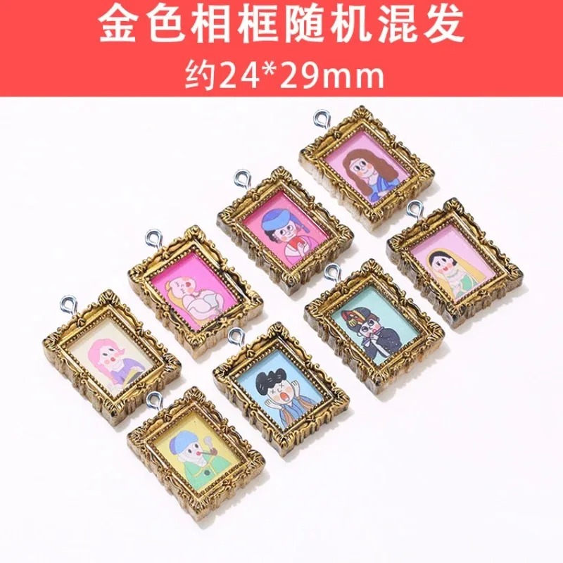10Pcs Flatback Cabochon Vintag - đánh giá và giá Resin Art Bracelet