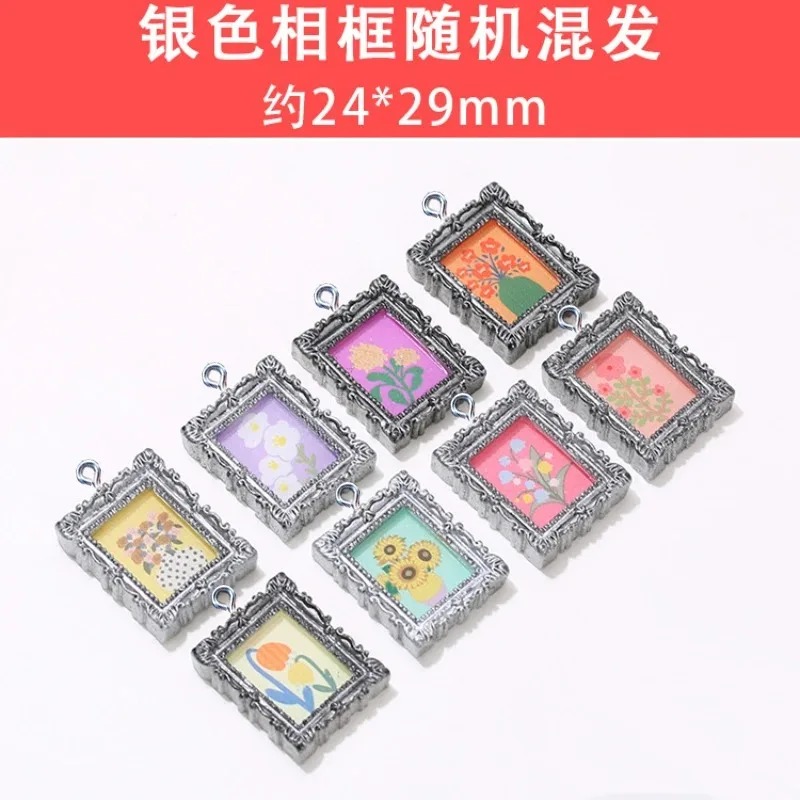 10Pcs Flatback Cabochon Vintag - đánh giá và giá Resin Art Bracelet