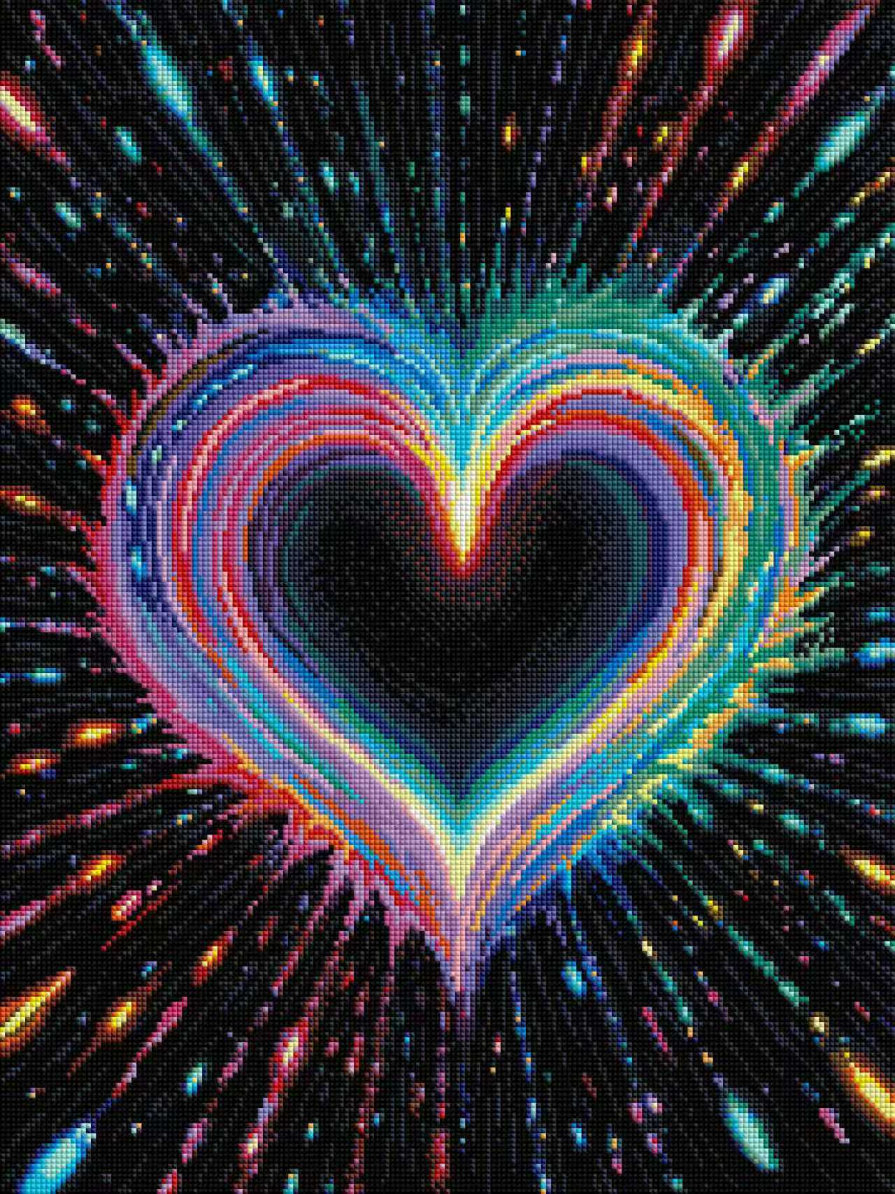 ForeverYoung 43.7×58.3cm Heart - đánh giá và giá Resin Art On Wall