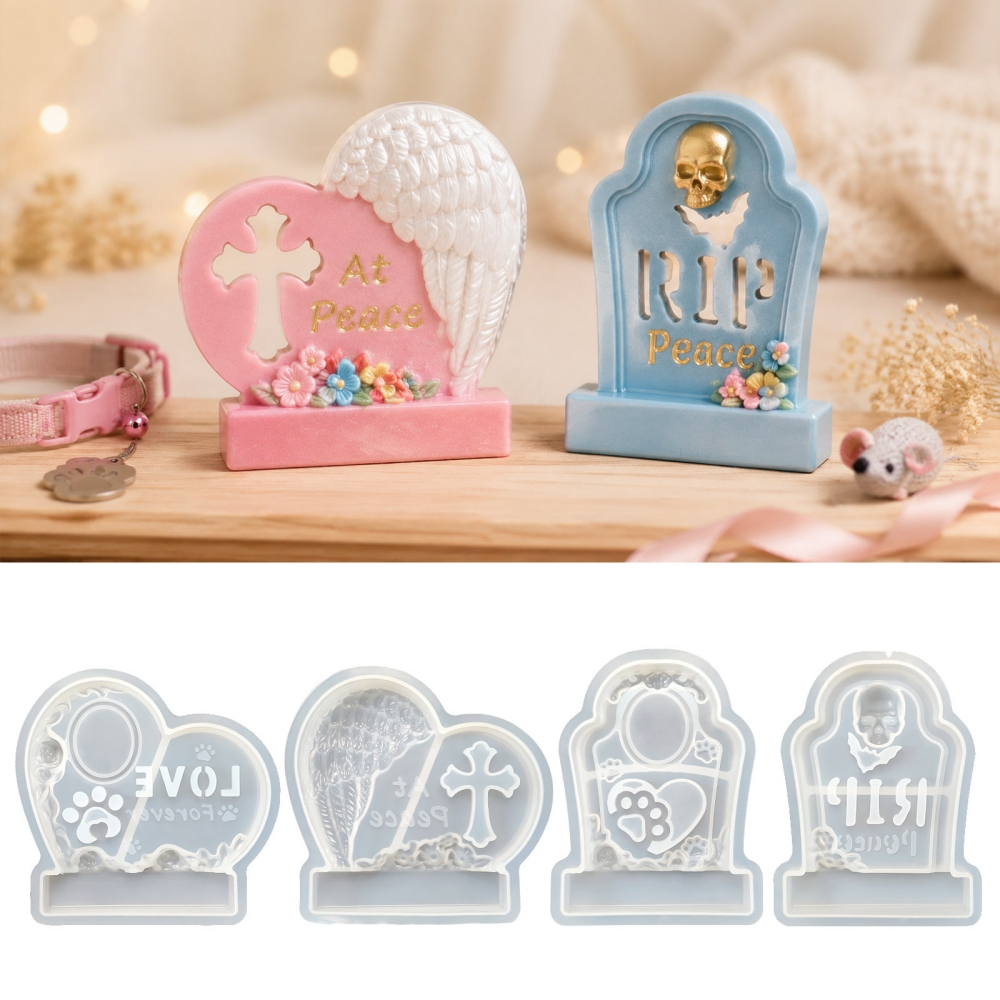 S0304 Heart-Shaped Tombstone M - đánh giá và giá Resin Art Heart
