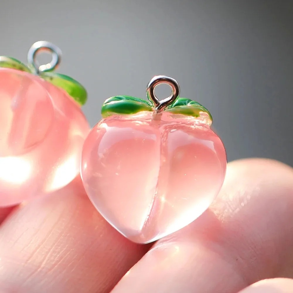 10Pcs Transparent Pink Peach R - đánh giá và giá Resin Art Bracelet
