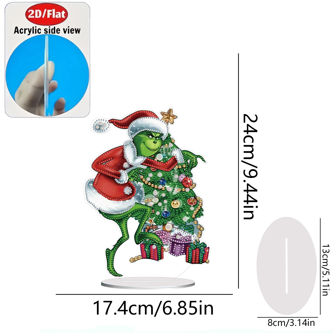 2D / Flat 1pc Fun Christmas Gr - đánh giá và giá Resin Art On Wall