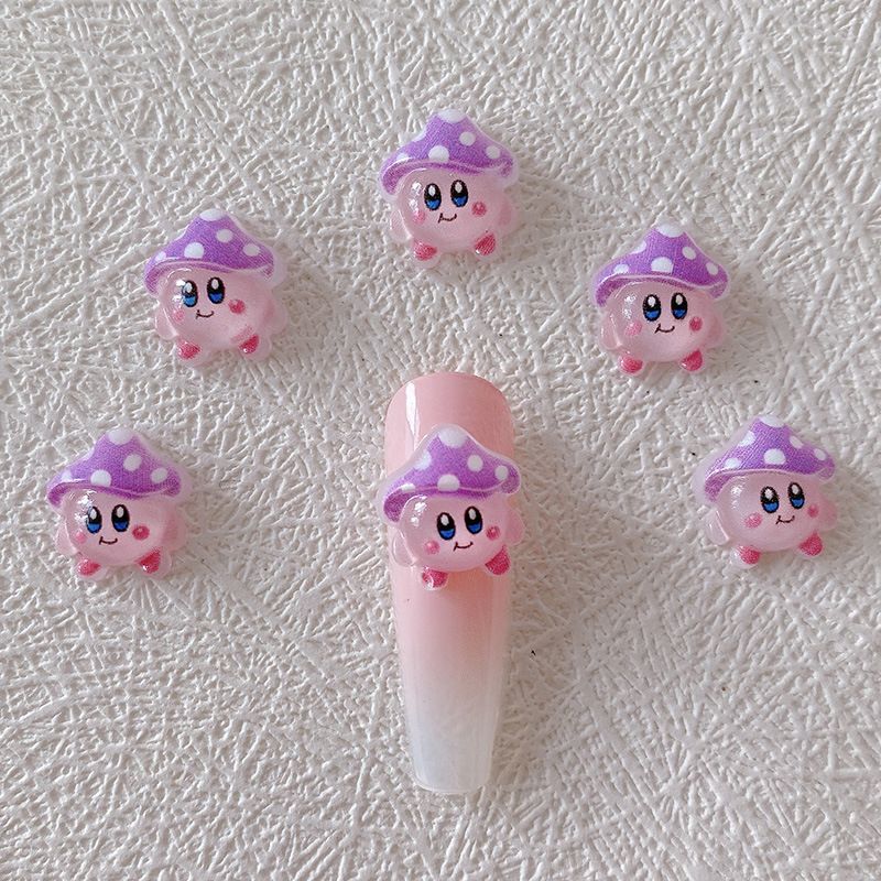 2/10/20pcs Kirby Nail Charms 3 - đánh giá và giá Resin Art Decor