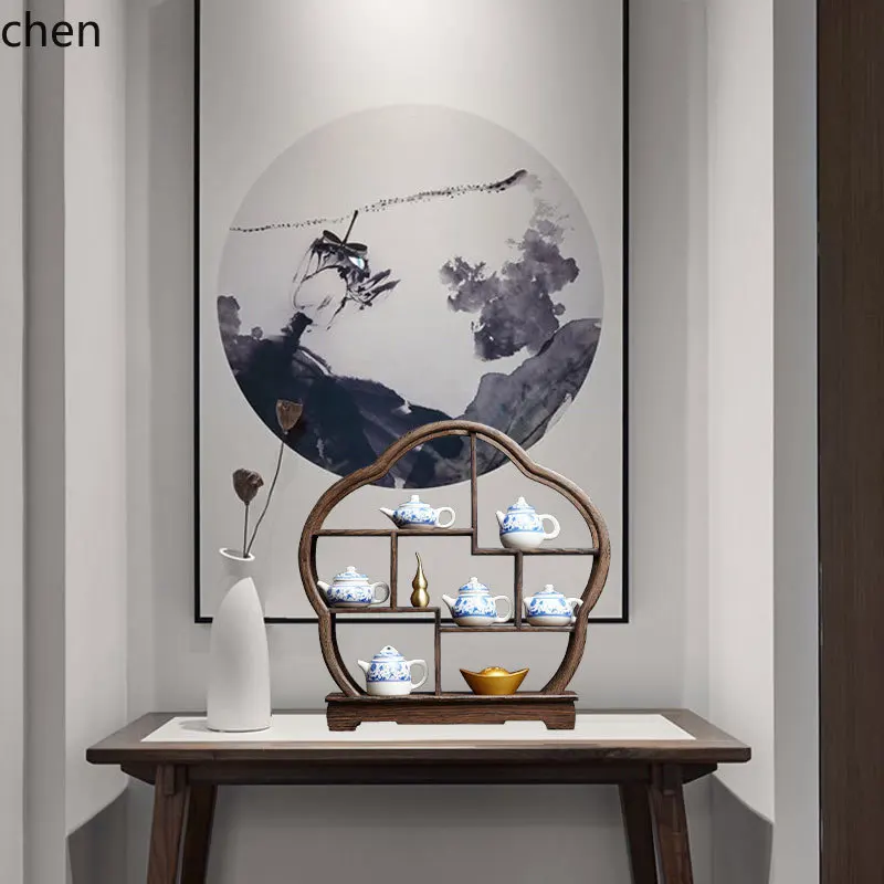 7.15-c13  Retro Zen Tea Room B - đánh giá và giá Resin Art Home Decor