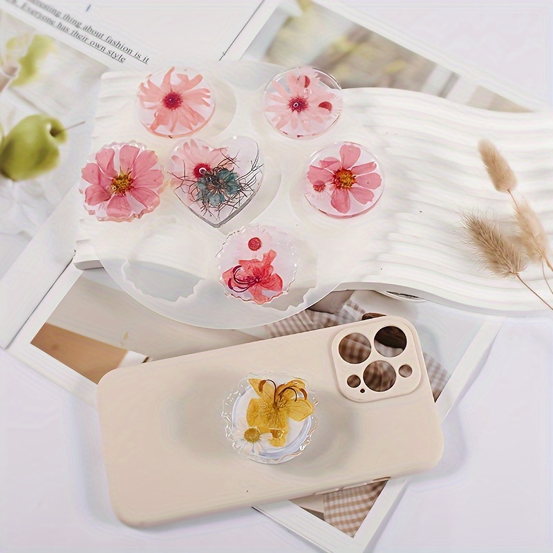 11Pcs, Irregular Phone Holder  - đánh giá và giá Resin Art Heart