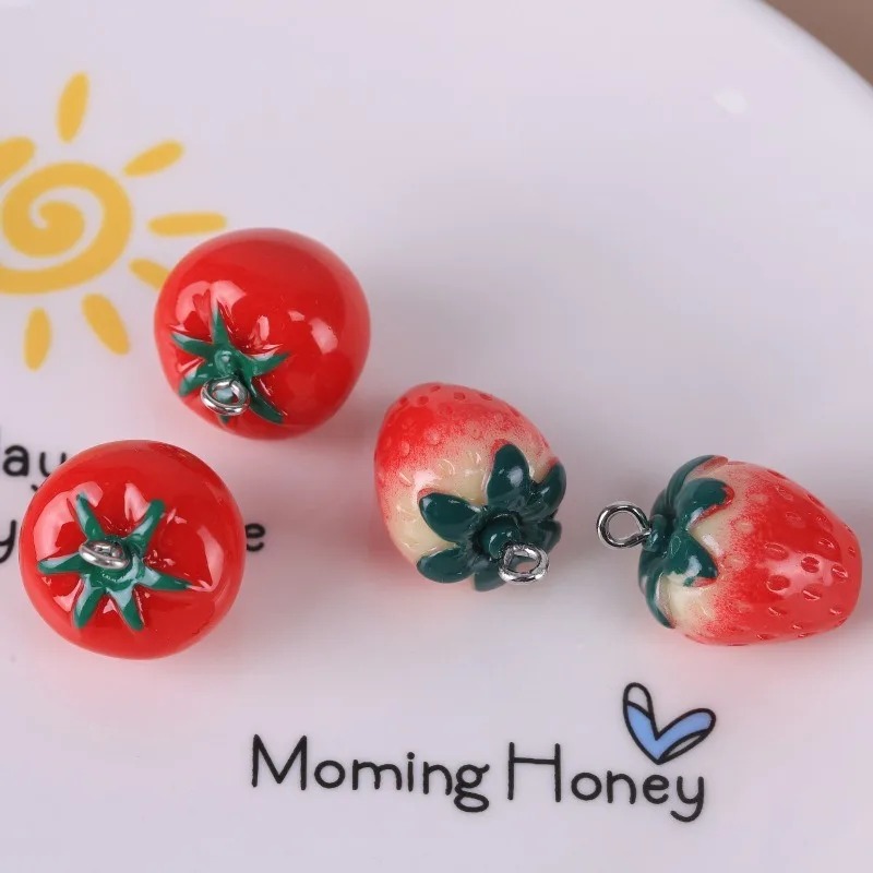10 Pieces Realistic 3D Strawbe - đánh giá và giá Resin Art Bracelet