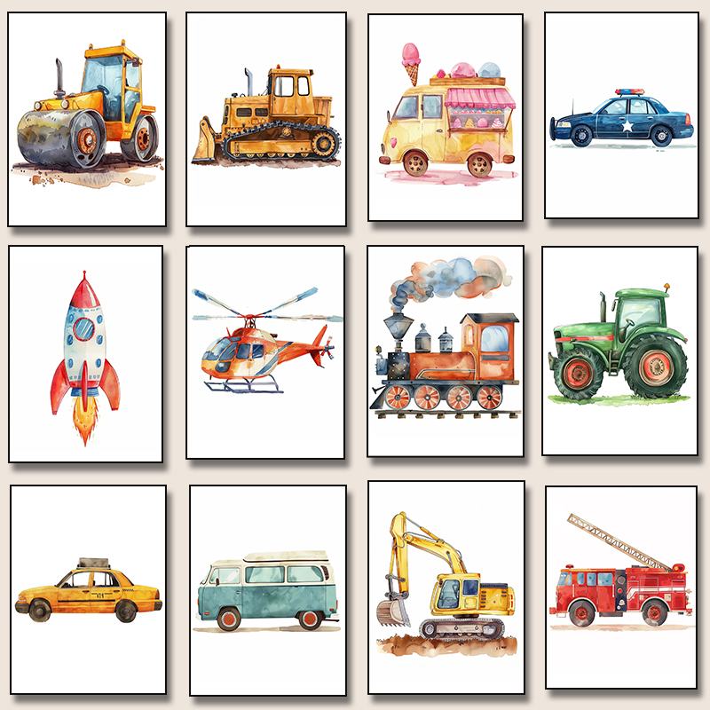 Helicopter Fire Truck Tractor  - đánh giá và giá Resin Art For Kids