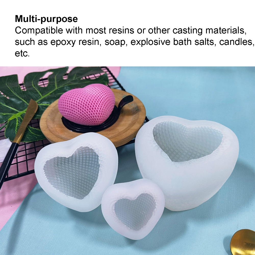 Resin Casting Mould Woven Hear - đánh giá và giá Resin Art Heart