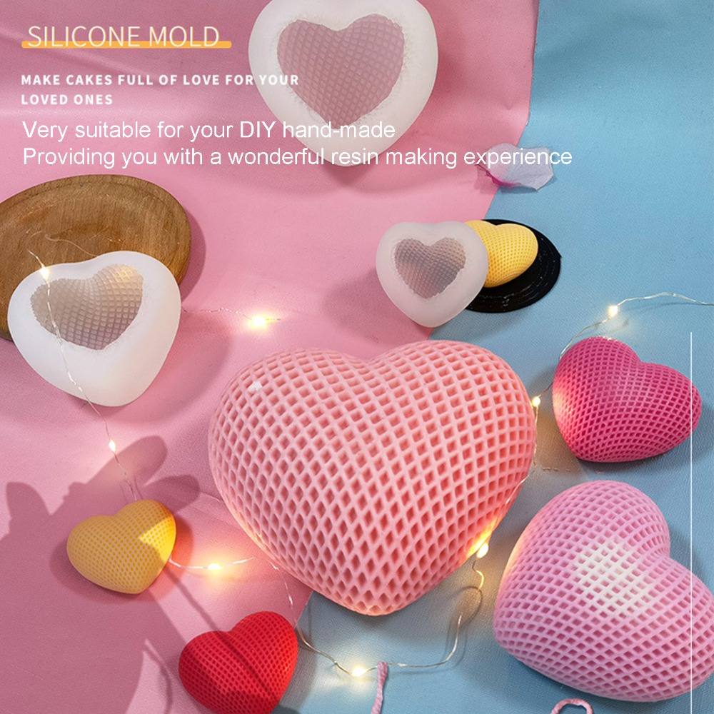 Resin Casting Mould Woven Hear - đánh giá và giá Resin Art Heart