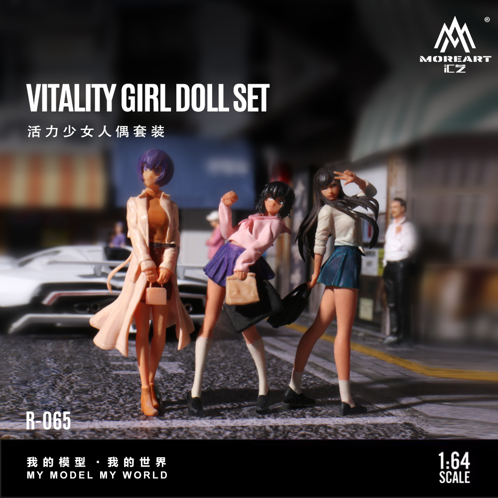 More Art 1:64 Dynamic Girl Dol - đánh giá và giá Resin Art Decor