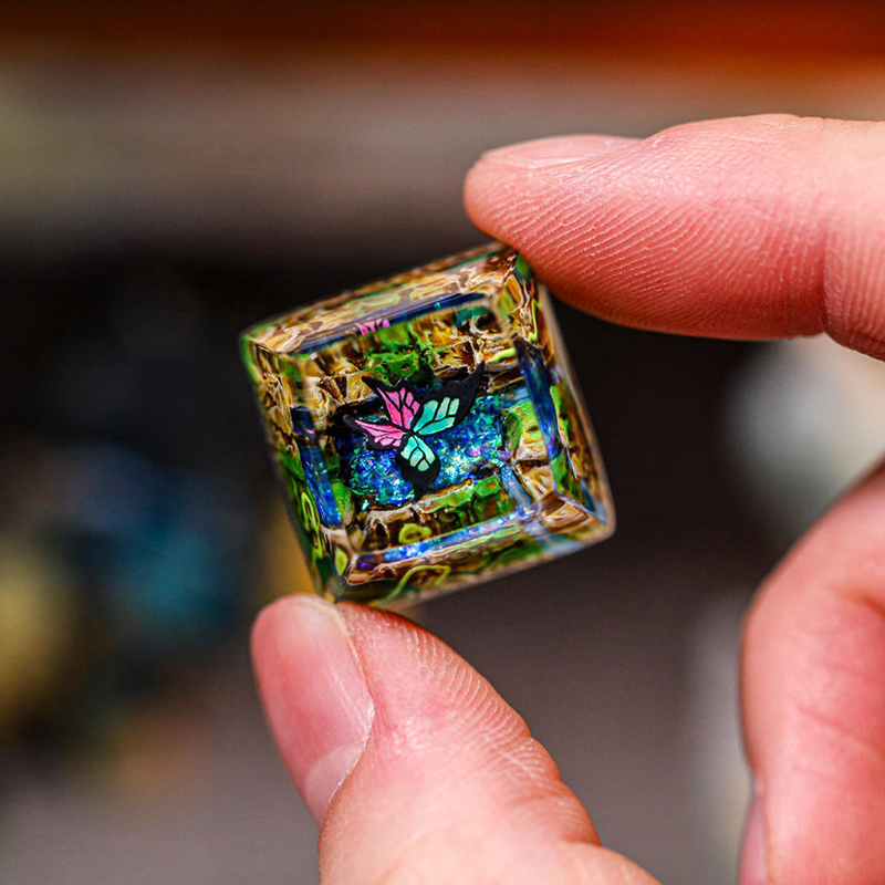 Organism Resin Keycap Creactiv - đánh giá và giá Resin Art Decor
