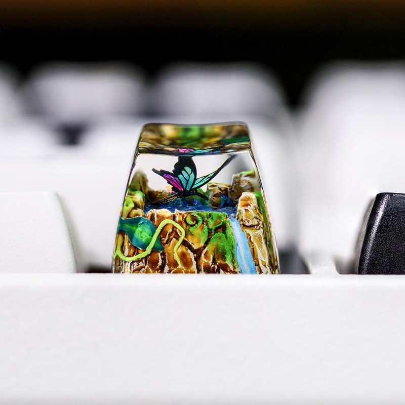 Organism Resin Keycap Creactiv - đánh giá và giá Resin Art Decor
