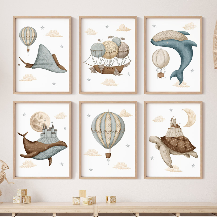 Whale Turtle Castle Balloon No - đánh giá và giá Resin Art For Kids